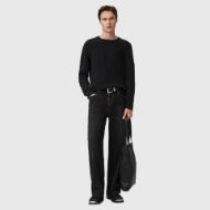 Picture of ALLSAINTS MEN'S JAKOB CREW JUMPER IN BLACK 6