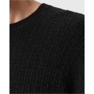 Picture of ALLSAINTS MEN'S JAKOB CREW JUMPER IN BLACK 3