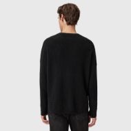 Picture of ALLSAINTS MEN'S JAKOB CREW JUMPER IN BLACK 2