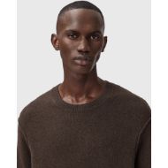 Picture of ALLSAINTS MEN'S STATTEN CREW JUMPER IN BROWN 3