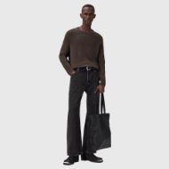 Picture of ALLSAINTS MEN'S STATTEN CREW JUMPER IN BROWN 5