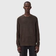 Picture of ALLSAINTS MEN'S STATTEN CREW JUMPER IN BROWN 4