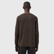 Picture of ALLSAINTS MEN'S STATTEN CREW JUMPER IN BROWN 2