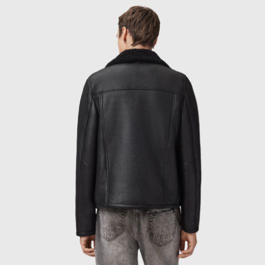 Показвай детайлите за ALLSAINTS МЪЖКО ЯКЕ CORREZ SHEARLING BIKER В ЧЕРНО 2 - FanPoint Снимка на ALLSAINTS МЪЖКО ЯКЕ CORREZ SHEARLING BIKER В ЧЕРНО 2