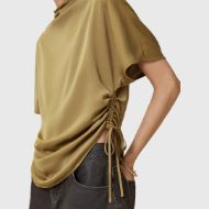 Picture of ALLSAINTS WOMEN'S LESLIE TOP IN CUMIN BROWN 5