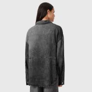 Picture of ALLSAINTS WOMEN'S HETTIE SHACKET IN ILLUSION BLACK 2