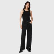 Picture of ALLSAINTS WOMEN'S FRANKIE ZIP JEANS IN WASHED BLACK 3