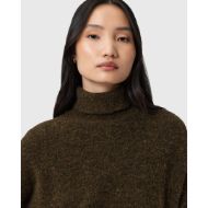Picture of ALLSAINTS WOMEN'S SPARK 2-IN-1 PLEATED MAXI DRESS IN BRONZE BROWN 5