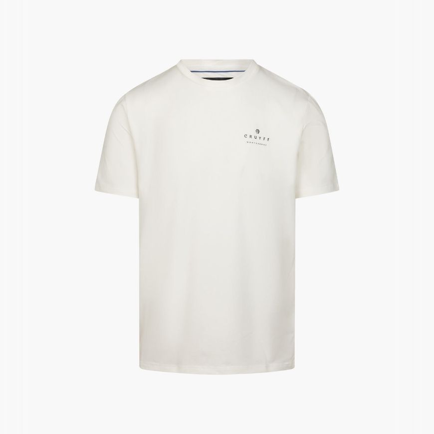 Picture of CRUYFF MONTSERRAT MEN'S SENDERO TEE IN OFF WHITE