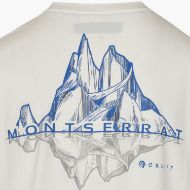 Picture of CRUYFF MONTSERRAT MEN'S SENDERO TEE IN OFF WHITE 4