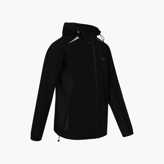 Show details for CRUYFF MONTSERRAT MEN'S ESSENTIAL PEAK JACKET IN BLACK 2 - FanPoint Picture of CRUYFF MONTSERRAT MEN'S ESSENTIAL PEAK JACKET IN BLACK 2