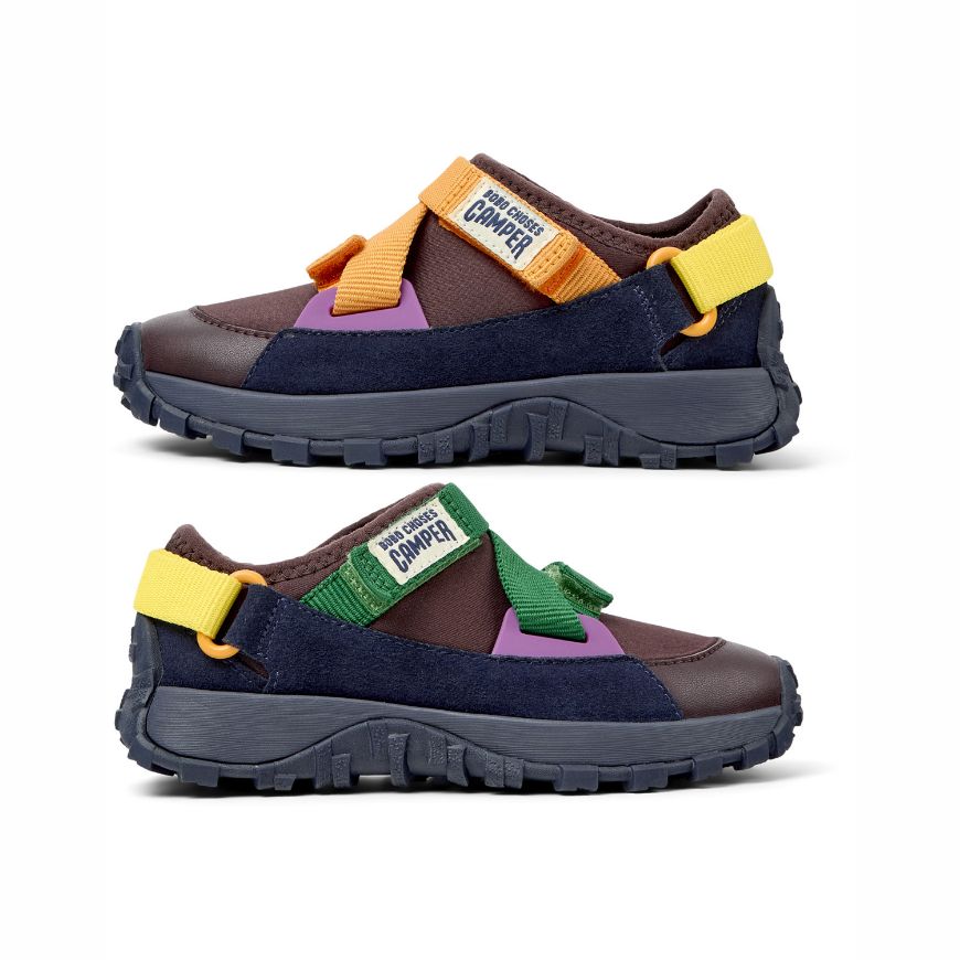 Снимка на CAMPER TWINS BY BOBO CHOSES ДЕТСКИ СПОРТНИ ОБУВКИ ОТ ТЕКСТИЛ И КОЖА В КОМБИНАЦИЯ