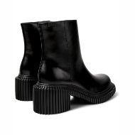 Picture of CAMPER WOMEN'S PIX LONDON LEATHER PLATFORM ANKLE BOOTS IN BLACK 3