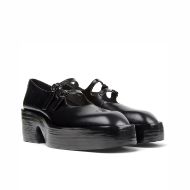 Picture of CAMPER WOMEN'S BILLIE LEATHER PLATFORM SHOES IN BLACK 3