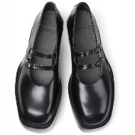 Picture of CAMPER WOMEN'S BILLIE LEATHER PLATFORM SHOES IN BLACK 2