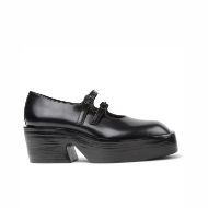 Picture of CAMPER WOMEN'S BILLIE LEATHER PLATFORM SHOES IN BLACK 1