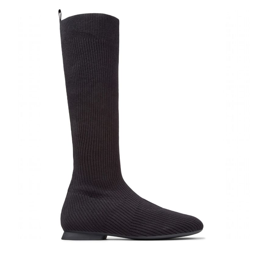 Picture of CAMPER WOMEN'S CASI MYRA HIGH TEXTILE BOOTS IN BLACK