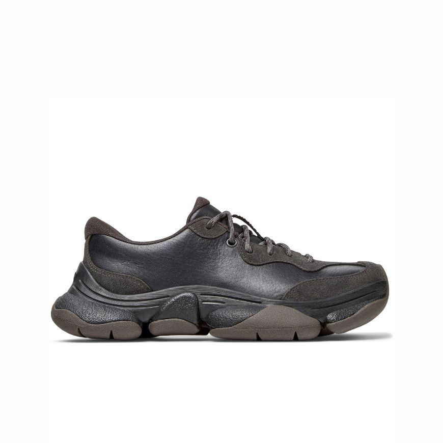 Picture of CAMPER WOMEN'S KARST 2 LEATHER SNEAKERS IN BLACK
