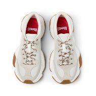 Picture of CAMPER WOMEN'S KARST 2 LEATHER SNEAKERS IN WHITE 2