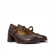 Picture of CAMPER WOMEN'S KORA LEATHER SHOES IN RED 3