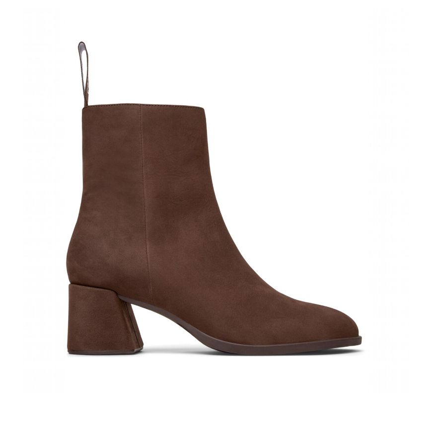 Picture of CAMPER WOMEN'S KORA LEATHER BOOTS IN BROWN