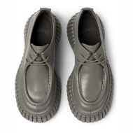 Picture of CAMPER WOMEN'S PIX BCN LEATHER PLATFORM SHOES IN GREY 4
