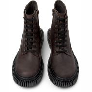 Picture of CAMPER WOMEN'S PIX BERLIN LEATHER BOOTS IN DARK BROWN 4