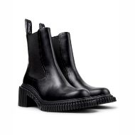 Picture of CAMPER WOMEN'S PIX LONDON LEATHER MID BOOTS IN BLACK 2