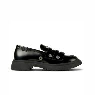 Picture of CAMPER WOMEN'S TWINS LEATHER MOCCASIN WITH STUDS IN BLACK 2
