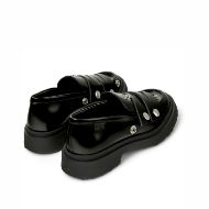 Picture of CAMPER WOMEN'S TWINS LEATHER MOCCASIN WITH STUDS IN BLACK 4
