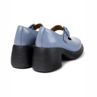 Picture of CAMPER WOMEN'S THELMA II LEATHER SHOES WITH PLATFORM IN BLUE 4