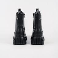 Picture of KARL LAGERFELD WOMEN'S KREEPER WEDGE MICRO STUDS LACE BOOT IN BLACK 5