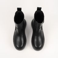Picture of KARL LAGERFELD WOMEN'S KREEPER LO KABLE KNIT BOOT IN BLACK 3