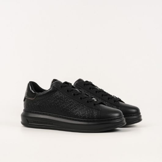 Show details for KARL LAGERFELD MEN'S KAPRI EMBOSS REPEAT LO LACE IN BLACK 2 - FanPoint Picture of KARL LAGERFELD MEN'S KAPRI EMBOSS REPEAT LO LACE IN BLACK 2
