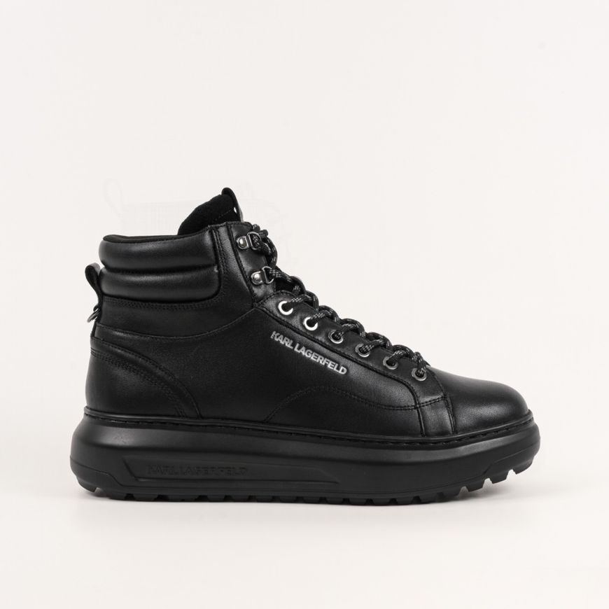 Снимка на KARL LAGERFELD МЪЖКИ БОТИ KAPRI LUG HIKER LACE HI В ЧЕРНО