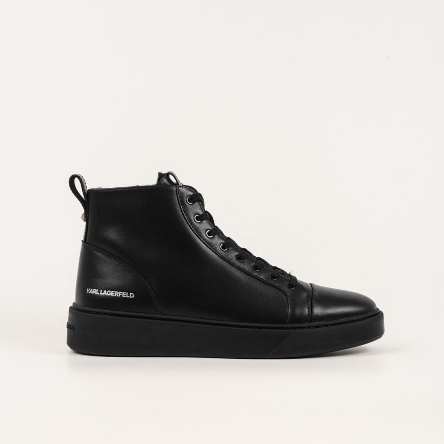 Снимка на KARL LAGERFELD МЪЖКИ СПОРТНИ ОБУВКИ FLINT II HI TOP LACE LINED В ЧЕРНО