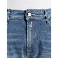 Picture of REPLAY MEN'S ROCCO COMFORT-FIT JEANS 11.5 OZ INDIGO STRETCH DENIM IN MEDIUM BLUE 6