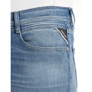 Picture of REPLAY MEN'S ROCCO COMFORT-FIT JEANS 11.5 OZ INDIGO STRETCH DENIM IN MEDIUM BLUE 5
