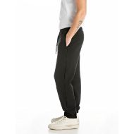 Picture of REPLAY MEN'S REGULAR-FIT TECH FLEECE JOGGERS WITH ZIPPERS IN BLACK 2