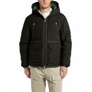 Picture of REPLAY MEN'S RECYCLED NYLON TASLAN JACKET IN BLACK 1