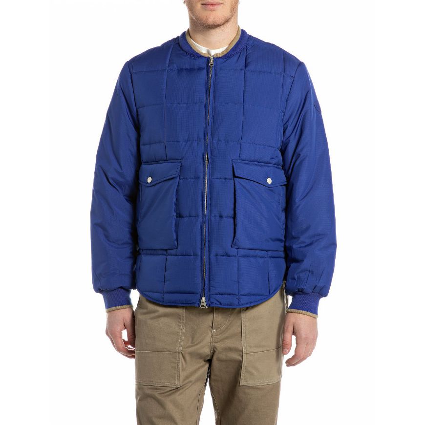Снимка на REPLAY МЪЖКО ЯКЕ RECYCLED POLY RIPSTOP JACKET В СИНЬО