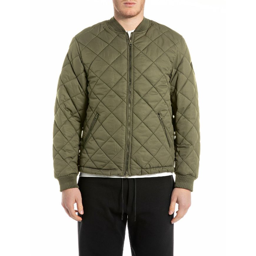 Снимка на REPLAY МЪЖКО ЯКЕ NYLON RIPSTOP JACKET В ЗЕЛЕНО