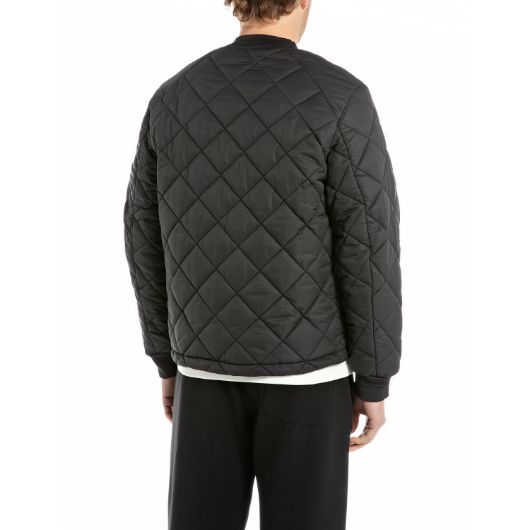Show details for REPLAY MEN'S NYLON RIPSTOP JACKET IN BLACK 2 - FanPoint Picture of REPLAY MEN'S NYLON RIPSTOP JACKET IN BLACK 2