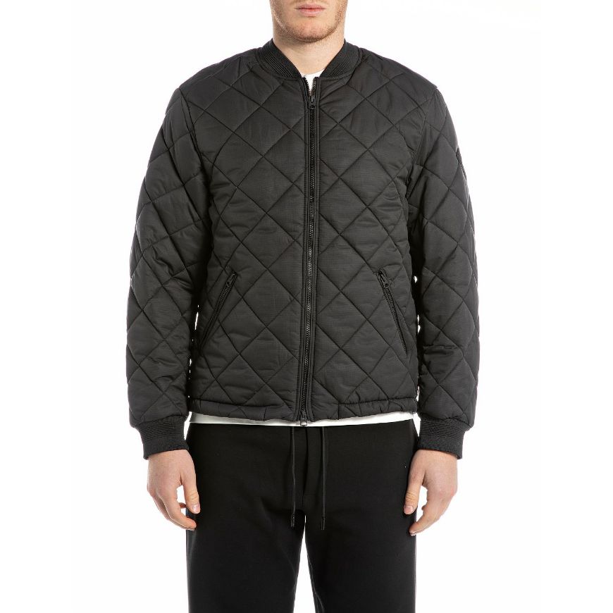 Снимка на REPLAY МЪЖКО ЯКЕ NYLON RIPSTOP JACKET В ЧЕРНО