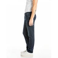 Picture of REPLAY MEN'S GROVER STRAIGHT-FIT JEANS 11.5 OZ HYPERFLEX BLUE BLACK DENIM IN DARK BLUE 4