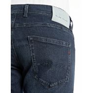 Picture of REPLAY MEN'S GROVER STRAIGHT-FIT JEANS 11.5 OZ HYPERFLEX BLUE BLACK DENIM IN DARK BLUE 8