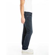 Picture of REPLAY MEN'S GROVER STRAIGHT-FIT JEANS 11.5 OZ HYPERFLEX BLUE BLACK DENIM IN DARK BLUE 2