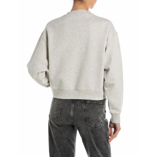 Показвай детайлите за REPLAY ДАМСКИ СУИТШЪРТ BOXY-FIT SWEATSHIRT WITH ROSES В СИВ МЕЛАНЖ 2 - FanPoint Снимка на REPLAY ДАМСКИ СУИТШЪРТ BOXY-FIT SWEATSHIRT WITH ROSES В СИВ МЕЛАНЖ 2