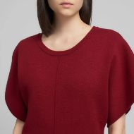 Picture of REPLAY WOMEN'S FRINGED MIDI DRESS IN RED 6
