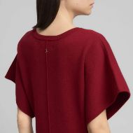 Picture of REPLAY WOMEN'S FRINGED MIDI DRESS IN RED 7